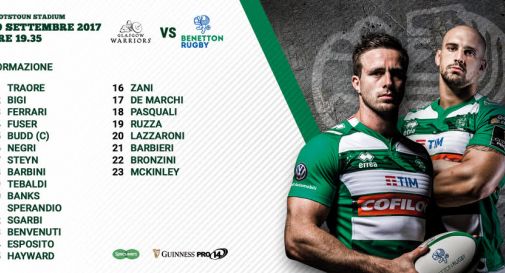 Ecco il XV anti-Glasgow