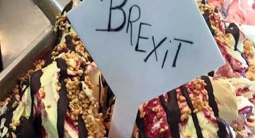 Una pallina di brexit, grazie!