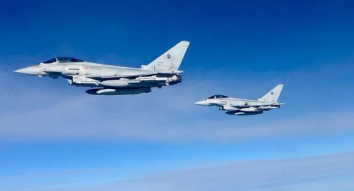 Aereo interrompe i contatti radio intervengono gli Eurofighter di