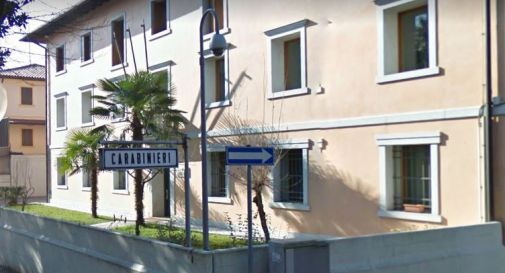 la stazione dei Carabinieri di Sacile