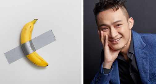 Prezzo record per la banana di Cattelan: 6,2 milioni di dollari 