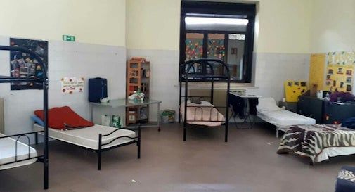 dormitorio senza fissa dimora