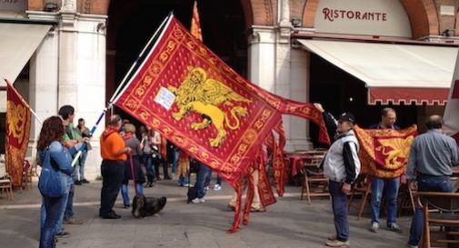 Manifestazione non autorizzata, i venetisti rischiano la denuncia