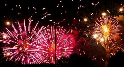 Capodanno, fuochi d'artificio in piazza Giorgione