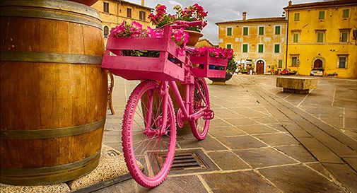 Bicicletta rosa