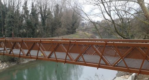 Greenway, sabato il taglio del nastro