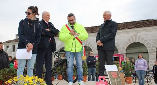 Moser e Bugno all'apertura della stagione Esordienti e Giovanissimi di Lovadina