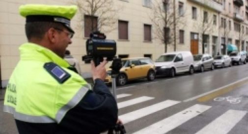 Telelaser in centro: controlli a tappeto dei vigili