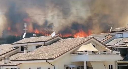 Incendio alla periferia di Roma: evacuati i residenti. Pioggia di cenere fino in centro