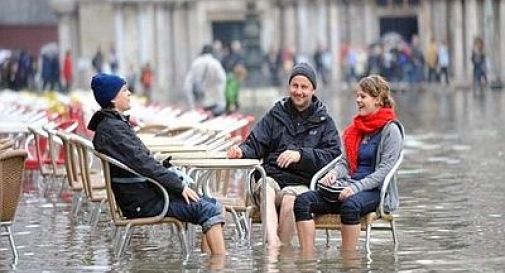 Pasqua, a Venezia oggi e domani con l'acqua alta