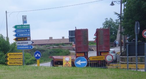 Fino a luglio chiuso il ponte di Redigole 