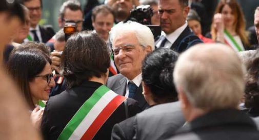 Grande e calorosa accoglienza per il Presidente Mattarella