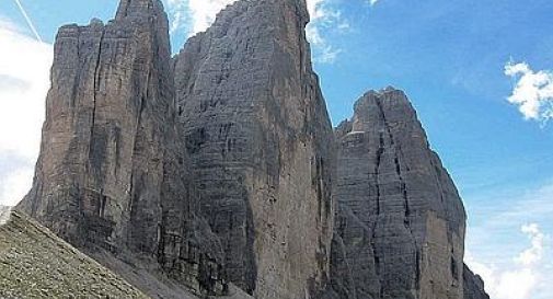 Alpinista recuperato sulle Tre Cime del Lavaredo