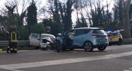 Schianto di Pasqua a Motta, dimessi dall'ospedale i due automobilisti