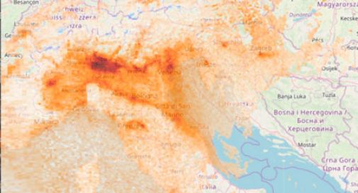 Coronavirus: in un mese è calato lo smog in Nord Italia