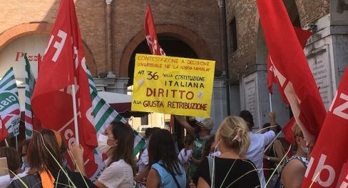 protesta lavoratori sanità privata