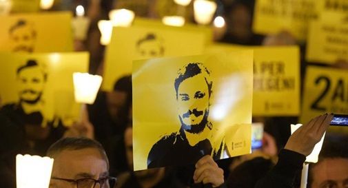 Manifestazione per Giulio Regeni (Fotogramma)