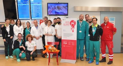 sedia rossa ospedale Castelfranco