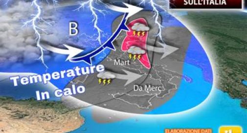 Meteo, ciclone carico di temporali sull'Italia: ecco dove