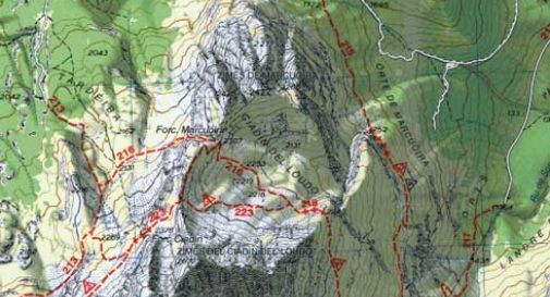 Sorapis, sentieri chiusi: c'è il pericolo di nuovi crolli