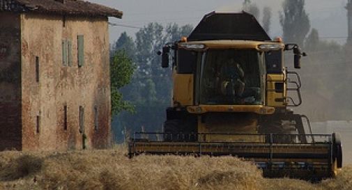 Ferito gravemente ad una gamba mentre lavora con la mietitrebbia