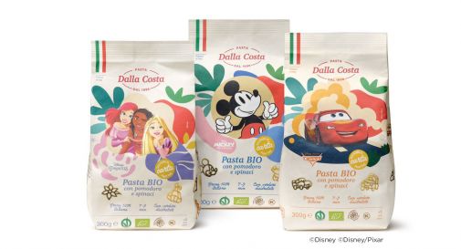 Dalla Costa presenta a CIBUS 2024 il restyling di Disney Pasta Box e i nuovi pack sostenibili della Disney Pasta Bio