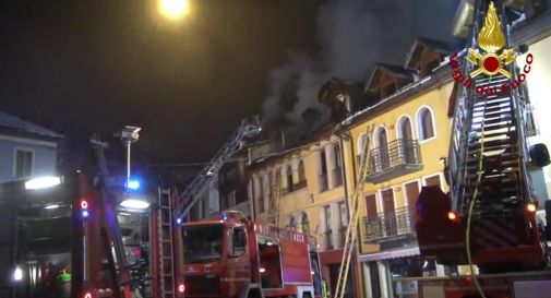 Furioso incendio in centro ad Asiago