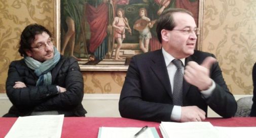 Claudio Toppan e Floriano Zambon alla conferenza stampa di fine anno