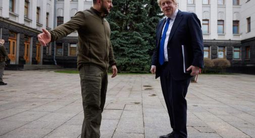 Johnson a Kiev da Zelensky