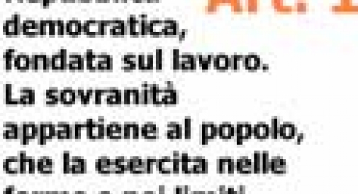 AL LICEO SI LEGGE UN ARTICOLO DELLA COSTITUZIONE AL GIORNO