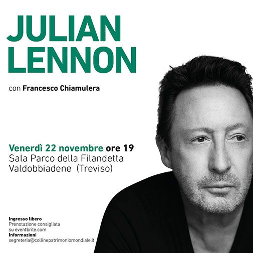 Francesco Chiamulera incontra Julian Lennon