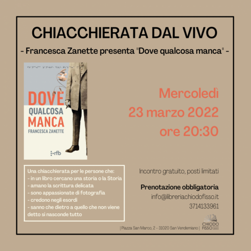 La luce che manca - Presentazione libro