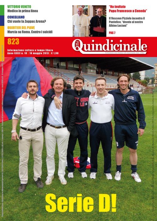 copertina del giornale in edicola