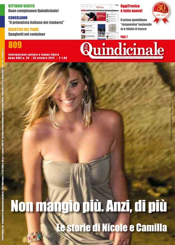 copertina del giornale in edicola