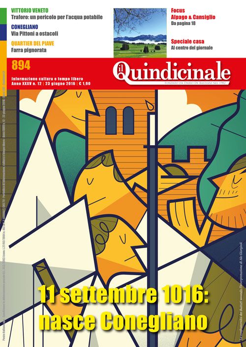 copertina del giornale in edicola