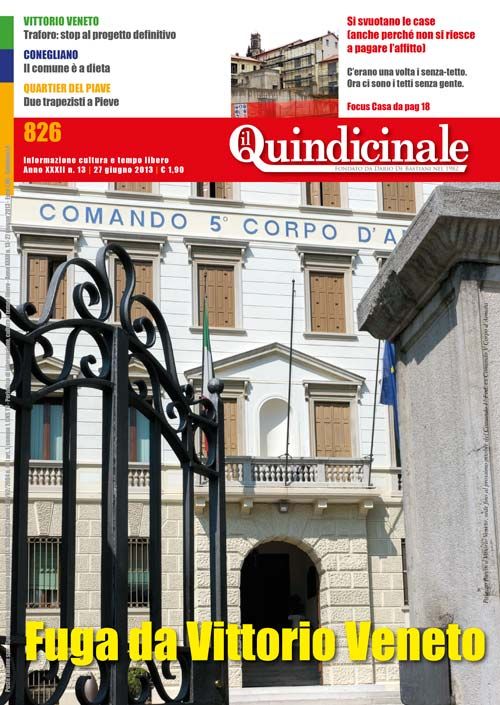 copertina del giornale in edicola