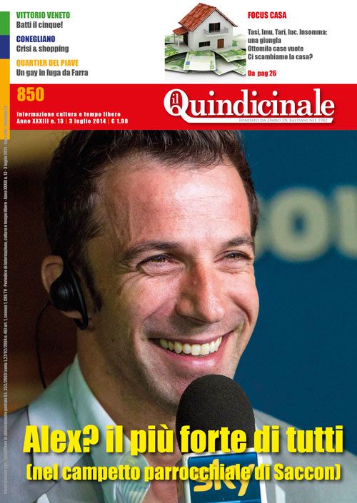 copertina del giornale in edicola