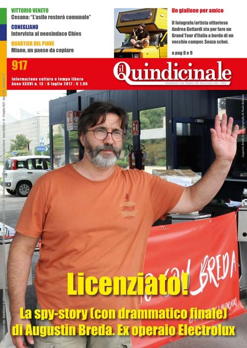 copertina del giornale in edicola