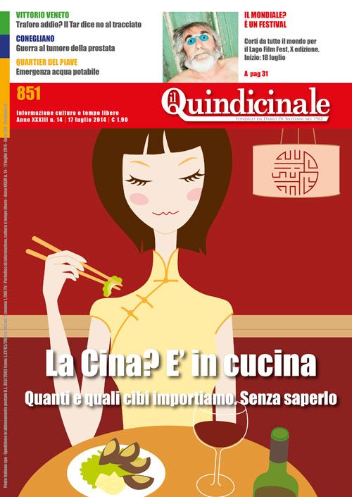 copertina del giornale in edicola