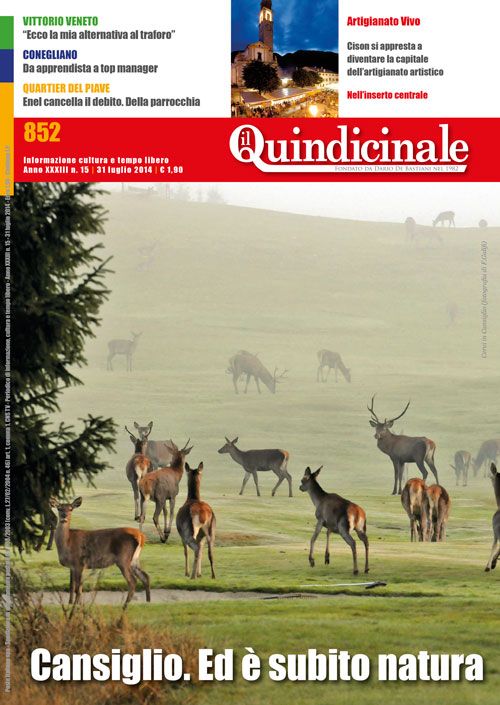 copertina del giornale in edicola