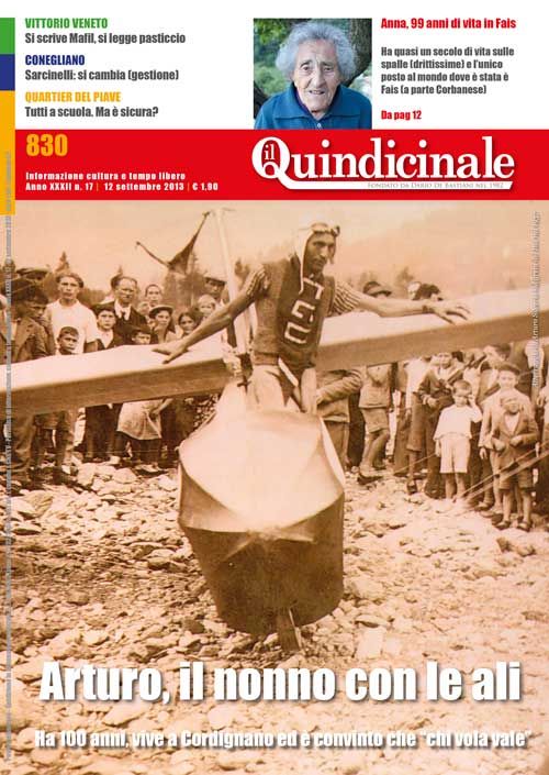 copertina del giornale in edicola