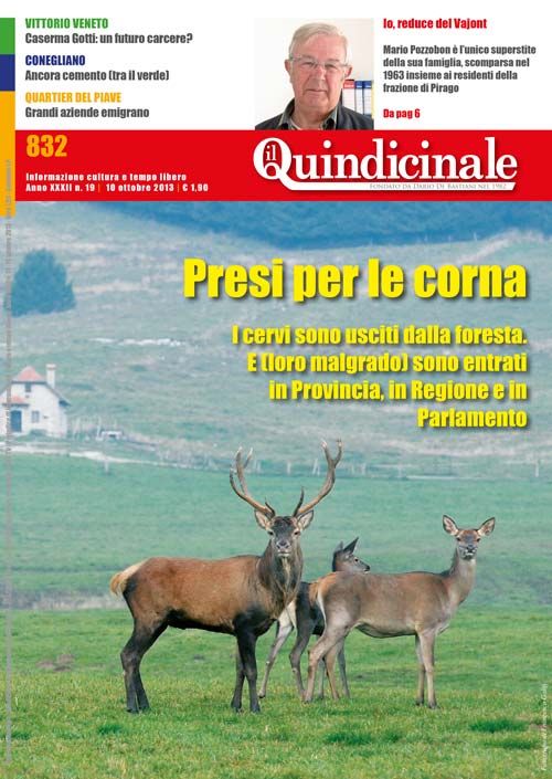 copertina del giornale in edicola