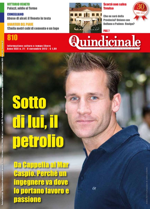 copertina del giornale in edicola