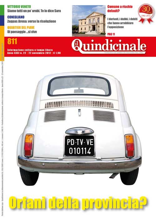 copertina del giornale in edicola