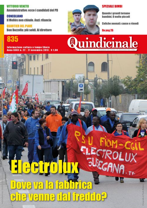 copertina del giornale in edicola