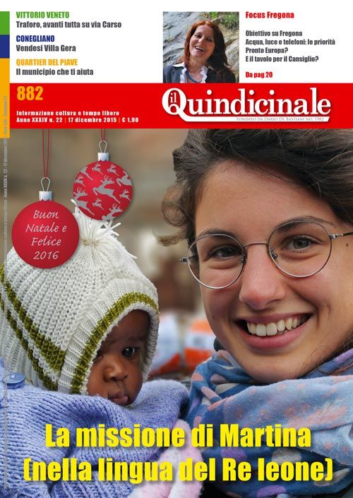 copertina del giornale in edicola