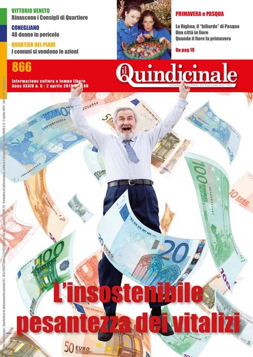 copertina del giornale in edicola