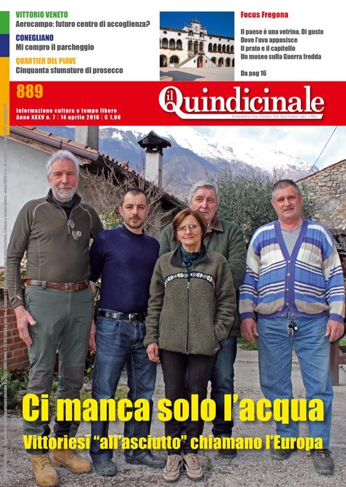 copertina del giornale in edicola