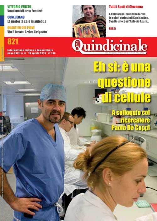 copertina del giornale in edicola